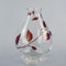 Nobile Glassware Ruby Leaf Storm Lamp - 25cm 4700