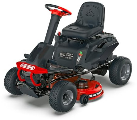 SISTEMA® – Trattorino Rasaerba a batteria 51.2V/50Ah Li-ion, motore 56V DC 15A, taglio 96 cm | Mod. RIDER E559