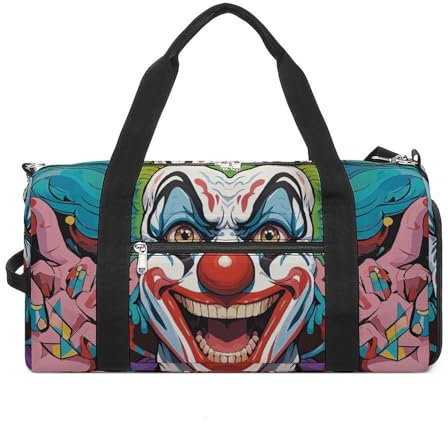 Turnbeutel Clowns Bedruckte Seesack Yogatasche Rucksack Seesack Kleine Turnbeutel für Damen und Herren Stil Einheitsgröße Turnbeutel, Stil:, Einheitsgröße, Turnbeutel