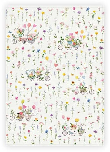 Grätz Verlag - Geschirrtuch TU46637 - Silke Leffler - Auf ins Glück, 50 x 70cm, 100% Baumwolle