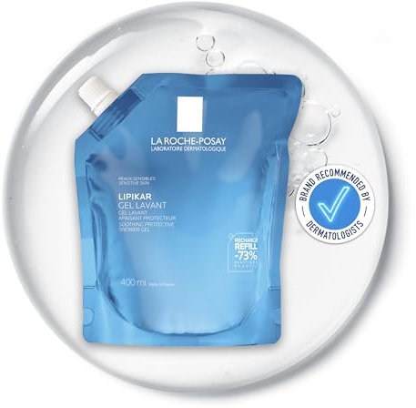 La Roche-Posay Lipikar Recharge Gel Lavant apaisant et protecteur Peaux Sèches et Sensibles 400ml