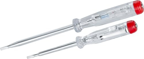 Laserliner TipTest Duo Set Phasenprüfer, 2 Einpolige Spannungsprüfer | Unterschiedliche Längen, Schneller Phasentest, VDE GS Geprüft, Made in Germany