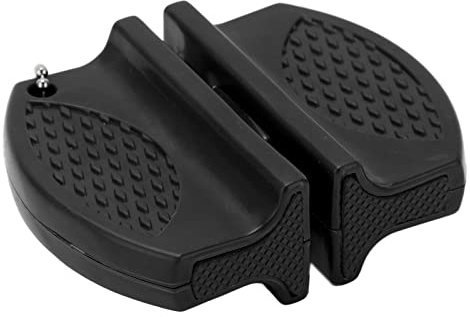 Generic Mini Affûteur de Couteaux Portable, Affûteur de Couteaux de Poche Double Face Efficace pour une Utilisation en Extérieur et en Camping (BLACK)