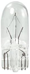 Bulbrite - (Pack Of 10) 5 Watt T3 1/4 Wedge Base 12 Volt 20000 Hour Clear Xenon Lightbulb