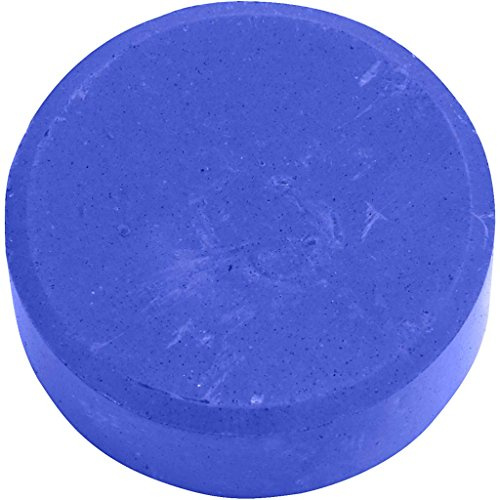 Creativ Company Tempera-Blöcke, Wasserfarbe, D: 57 mm, 6 Stück, Blau