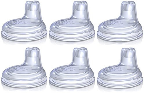 Nuby 6 Pack Replacement Silicone Spouts