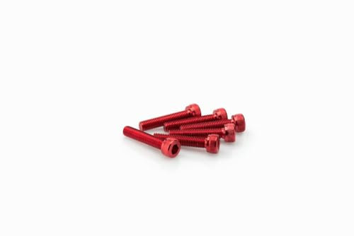 Puig: Blister 6 viti m5 x 25 mm. rosso
