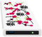 HipDisk LS104 Sakura externes Festplattengehäuse 2,5 Zoll USB 3.0 aus Aluminium mit Silikon-Schutzhülle für SATA HDD und SSD stoßfest wasserabweisend weiß-pink