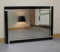 Barcelona Trading Alison Black Glass Framed Rectangle Bevelled Wall Mirror 40 x 28 Very Large