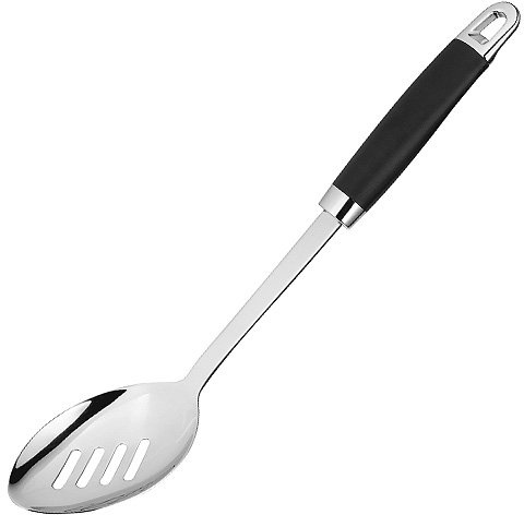 Stellar James Martin Slotted Spoon, Soft Grip Anti-Slip Handle, Dishwasher Safe