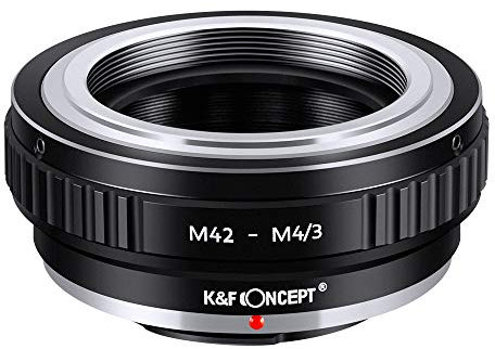K&F Concept Adaptateur de Monture pour Objectif Compatible avec Nikon G Objectif vers Micro 4/3 Adaptateur d'objectif Compatible avec Nikon AF-S G f vers Micro 4/3 M4/3 Adaptateur