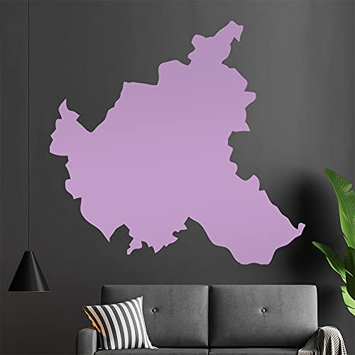 KIWISTAR Bundesland Hamburg - Reeperbahn Wandtattoo in 6 Größen - Wandaufkleber Wall Sticker - Dekoration, Küche, Wohnzimmer, Schlafzimmer, Badezimmer
