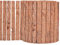vidaXL Gartenzaun Rinde 1000x30cm Beetumrandung Beeteinfassung Rasenzaun
