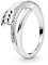 PANDORA Kreisförmiger Pfeil Ring aus Sterling-Silber mit Cubic Zirkonia aus der PANDORA Moments Kollektion, Größe: 56, 197830CZ-56