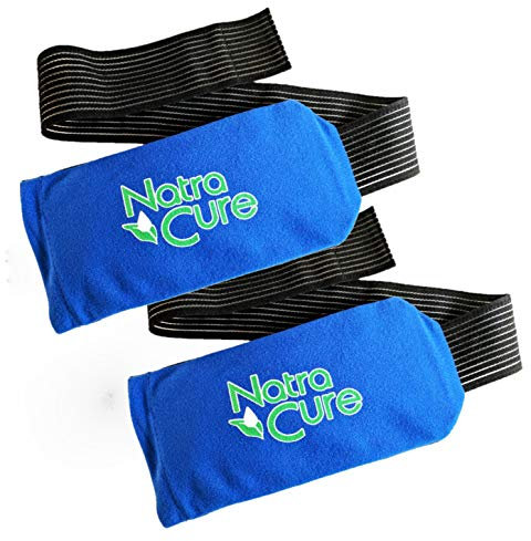 NatraCure Universal Kühlpack-Eiswickel – 2 Stück – (5 x 10 Zoll Tasche mit 61 cm Nylon-Gurtband)
