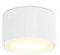 KYOTECH LED Aufputzleuchte Weiß - Aufbauspot flach mit 6W LED GX53 230V Aufbaustrahler Warmweiß 3000K Deckenspots Aufputz Ø95x55mm Rund Deckenleuchte aus Aluminium