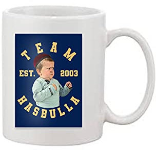 Tasse mit Aufdruck „Team Hasbulla Meme“