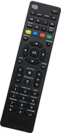 Télécommande TV universelle pour Samsung, Vizio, LG, Sony, Panasonic, Smart TV, HAIER, Toshiba, Philips, TCL, Hitachi, Hisense TV