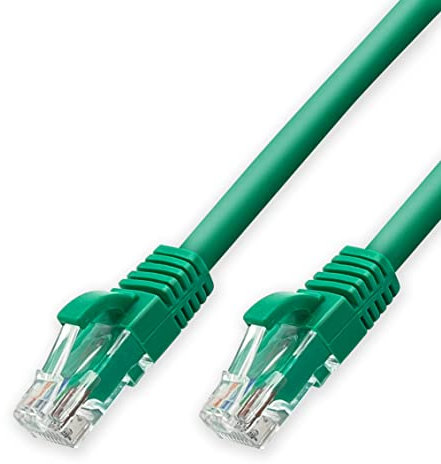 D.Square - Cable Ethernet Internet LAN 2m, Cat.6 U/UTP Verde, Cable de Red LSOH, Conector Rj45, 1 GB/S, Ideal para Router/Móderms, Switch, Repetidor, Ordenador, Portátil, Red Locales.