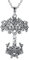 Viking Thor's Hammer Halskette Lebensbaum Anhänger Nordisches Amulett Halskette Nordic Vegvisir Rune Talisman Anhänger Wikingerschmuck Geschenke für Männer Damen (B-Viking Thor's Hammer)