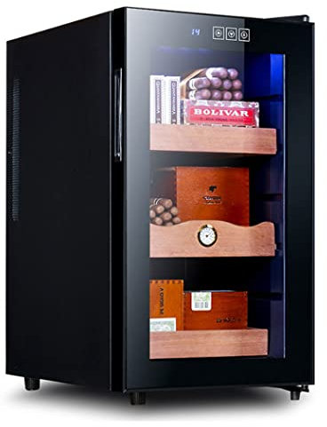 0℃ Outdoor 250 Cigar Cooler Humidor with 3 in 1 Precise Cooling, Heating & Humidity Control, Electronic Thermostatic Cigar Cabinet, Energy Saving Mute Intelligent Temperature Control