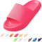 Sumvov Claquettes Femme Chausson Homme Confortables Pantoufles Semelle Épaisse EVA Cloud Slippers Séchage Rapide Claquette Douche Antidérapant Chaussons de bain/de plage(Rouge,40/41 EU)