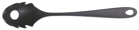 Fiskars Pastalöffel, Länge: 28,5 cm, Essential, Kunststoff, Schwarz, 1065593
