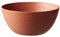 Poétic- Cache Pot Rond d'intérieur - Cache Pot Finition tournée Naturelle - Coupe pour Petite Composition - Coloris Terracotta - Ø18 x H.8,2 cm - en Plastique 100% recyclé
