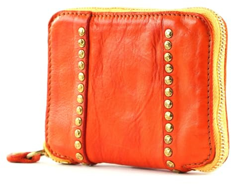 Campomaggi Leder Geldbörse Wallet Cotto orange