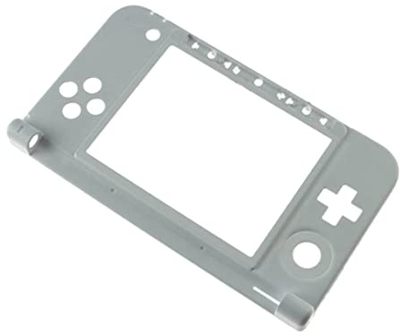 Gehäuse für Nintendo New 3DS XL LL, Ersatz für den Unteren Teil des Zentralen Rahmens des 3DS XL Spielkonsolengehäuses (weiß)