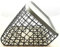 Tri Wheel Walker Wire Mesh Basket with Tray Lid