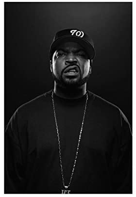 Rapper Ice Cube Poster Leinwand Poster Schlafzimmer Dekor Sport Landschaft Büro Zimmer Dekor Geschenk ungerahmt 30 x 45 cm