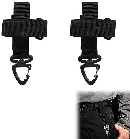 Clip per Guanti Gancio,Porta Guanto,Gancio per Guanti in Nylon Multiuso,Clip per Guanti da Lavoro con Moschettone,Porta Guanti Cinturone,per Guanti per la Costruzione di Lavori All'aperto,2 Pezzi