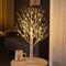 AOLTNRC Lighted Trees for Indoor Decor with Timer, 144 LED 2FT White Light up Birch Tree Tabletop Lamp for Birthday Thanksgiving Wedding Decor, Small Christmas Tree with Lights
