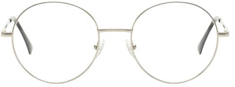 KAEOISFU Groß Retro Runde Lesebrille 2,0 für Männer Frauen, Metall Rahmen Anti-Blaulicht Computerlesegerät mit Federscharnieren, Robuste Anti-Ermüdung der Augen Gross Lese Brille