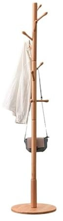Portemanteau,Prte-Manteau,Portemanteaux,entrée Porte-vêtements,murale porte Bambou perroquet blanc Bain Forme d’Arbre Vintage Étagère Patère Bois métallique Alliage d'aluminium Amovibles rou