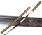 Katana Schwert Scharf Echt Chicken Wing Holz 1095 Stahl Samurai Schwerter