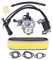 Vergaser Ersatz mit Zündspule Luftfilter Kraftstofffilter Unterlegscheiben für Honda GXV 140 GXV160 GXV140 GXV 160 GXV120 GXV 120 HR194 HR214 HR215 HR216 HRA214 HR194 5.5 HP Motor Lawnmower Rasenmäher