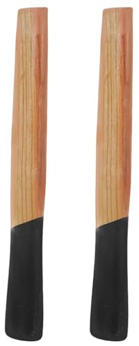 ULTECHNOVO Hammer Handle Replacement Wooden Hammer Handle Masonry Smooth Grip Part for Easy Installation Crack Resistance 9.84 in 2 Pack