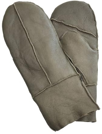 Infinity Leather Womens Genuine Real Sheepskin Mittens Warm Gloves