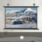Projector Screen Pull Down Manual, HD Portable Manual Pull Down Projector Screen, 4:3 16:9 Ratio, Outdoor Projector Screen For Home Theater Cinema Office Movie TV Game,30, 40, 50, 60, 72(4:3,