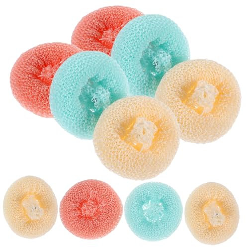 Mobestech 10stücke Teiliges Bunte Pflanzenfaser Geschirr-scheuerschwämme Kratzfest Und Langlebig Vielseitige Küchenschrubber Für Geschirr Und Töpfe Effektive Reinigung Ohne Beschädigung Der