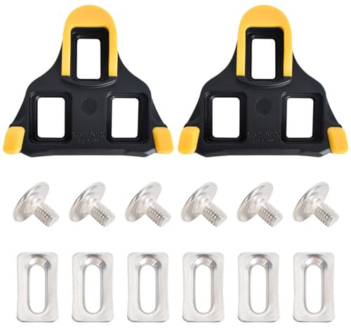 Calas de Bicicleta de Carretera, Antideslizantes Pedales de Bicicleta de Carretera,Compatibles con Shimano SPD-SL(SM-H11 Pedales de Calas, para Carreras de Bicicletas de Carretera
