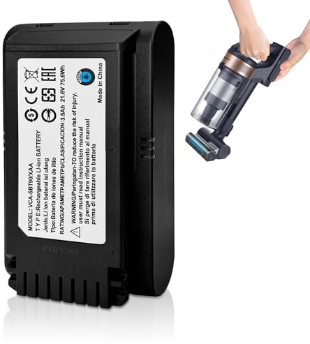 Batteria per Samsung JET60 JET65 JET70 JET75 JET90 Samsung aspirapolvere senza fili, ricambio per modello VCA-SBTA60 VCA-SBT90 VCA-SBT90EB.Non gli aspirapolvere della serie Jet 85 JET95 e Jet Bespoke