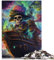 Adults 1000 Pieces Puzzle Skull Pirate Ship Precision Cut Jigsaw Puzzle 10.27 in x 14.96 in gifts for friends and family for teenager Age 14+