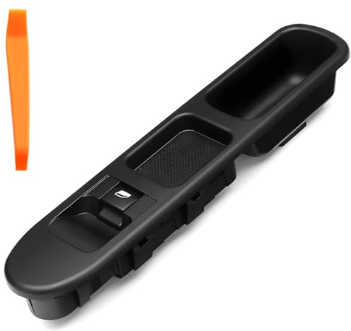 ZAMDOE Interruptor de Control Elevalunas Botón para Peugeot 207 2007-2015 6490.HQ Interruptor Mando Elevalunas 6554.HJ 6554QL Interruptor de Bloqueo de Puerta de Ventana Lateral del Pasajero