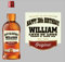 Personalised Southern Comfort Whiskey Bottle Label/Sticker - Pre-Cut - Add Any Text