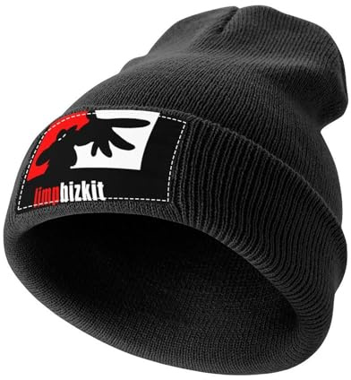 IUEYSHDGFSA Limp Beanie Mütze Bizkit Herren Damen Mode Winter Warme Cap Unisex Wintermütze Strickmütze Weiche mit Bündchen Hüte Geschenk für männer Frauen