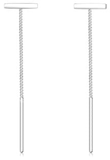 Elli Ohrringe Damen Ohrhänger Pull-Through Stab Geo Trend in 925 Sterling Silber