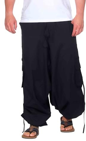 Kunst und Magie Trendige Haremshose Bunte Muster Goa Hippie Hose